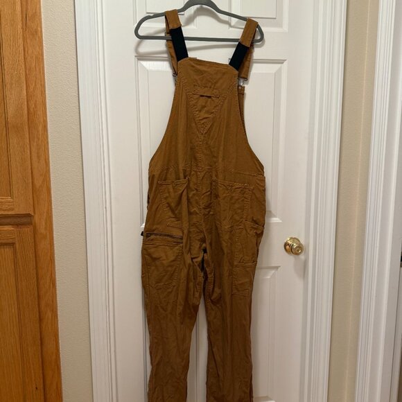 Women’s Dovetail Workwear Freshley Overall Stretch Canvas Saddle Brown - Picture 4 of 4